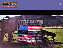 Tablet Screenshot of littlecanyonshooting.com